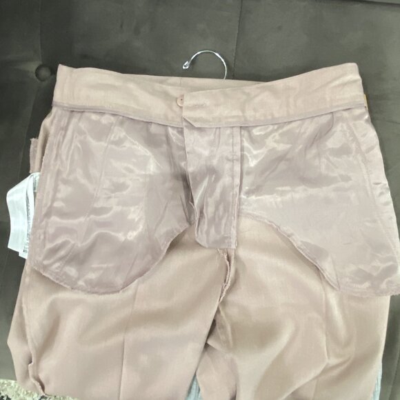 Zara | High Waisted Ankle Pants Blush Pink | Size 4 Women's - Picture 11 of 12